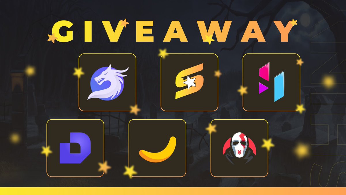 🎃 SPOOKY GIVEAWAY

1x <a href="/IkigaiBot/">Ikigai</a> Weekly Key
1x <a href="/ShinyProxies/">Shiny Proxies</a> 50 ISPs
2x @Hype_AIO Monthly Keys
2x <a href="/dislordbot/">Dislord</a> Monthly Keys
1x <a href="/BananaFramework/">BananaAIO</a> Monthly Key
2x @DemonRaffles Renewal Keys

Like, Retweet and Follow all to enter! 👻