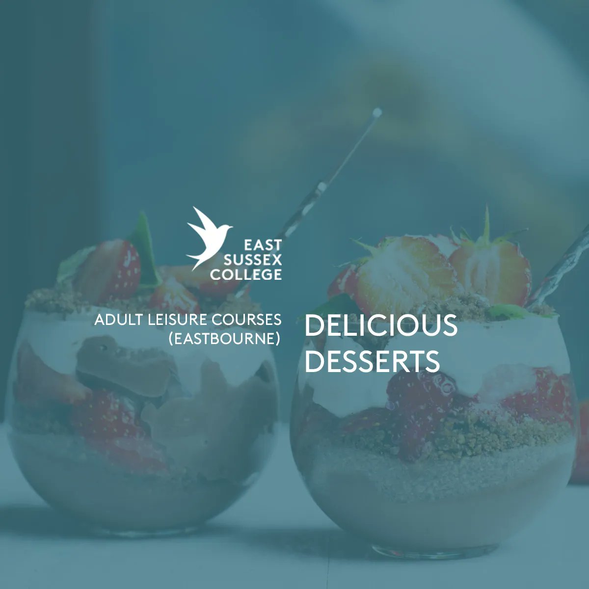 Learn more about creating and presenting delicious deserts including scrummy puddings and melt in the mouth pastries with our evening course starting this Thursday.
#adultleisure #eveningcourse  
Book your place today!!
💻  adult.escg.ac.uk/courses/cateri…