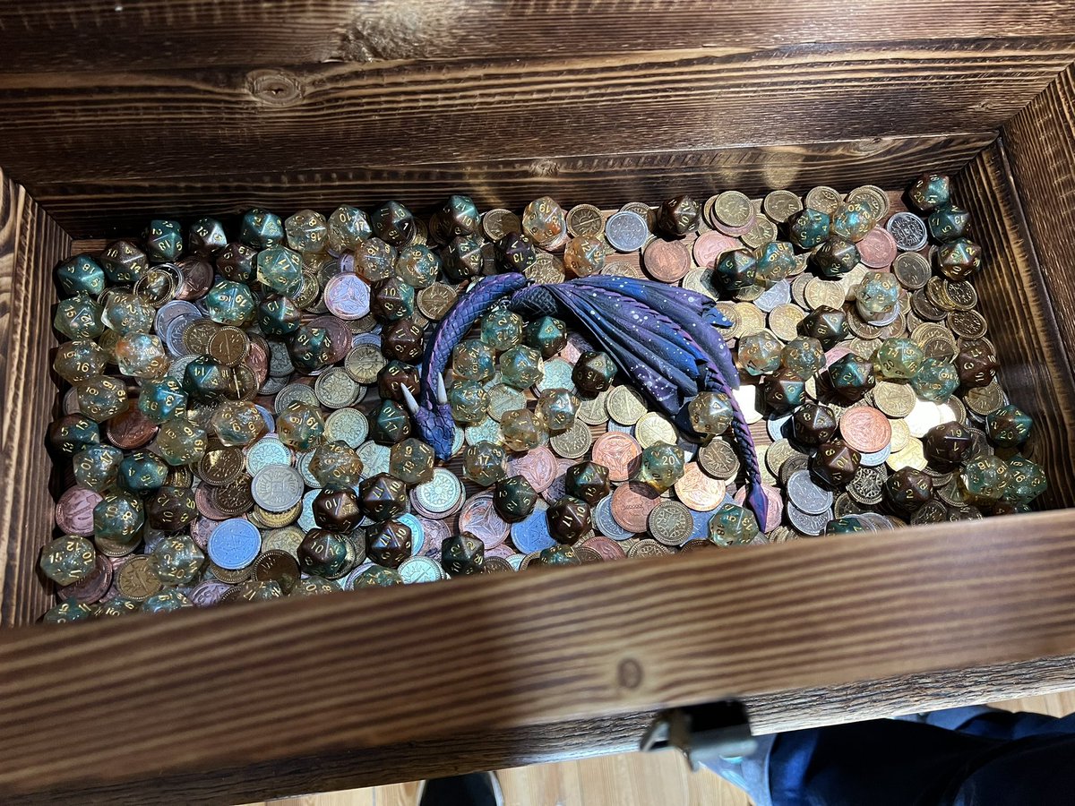 #dicechallenge - day 31 - dealer’s choice - Wedding dice!! - We put together an eight step wedding quest for our guests, with the final step being a code to open the chest and receive a die as an extra favor