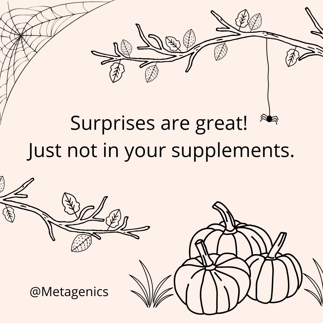 Metagenics (@metagenics) on Twitter photo Make sure you know exactly what’s in your supplements with Metagenics TruQuality®. Stay safe out there, and happy Halloween! 
bit.ly/3U7l3jA
#TruQuality #Metagenics #HappyHalloween Make sure you know exactly what’s in your supplements with Metagenics TruQuality®. Stay safe out there, and happy Halloween! 
bit.ly/3U7l3jA
#TruQuality #Metagenics #HappyHalloween