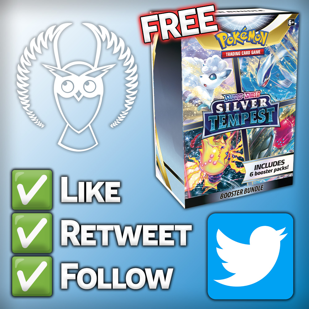 To celebrate being 1️⃣ week away from release, we're giving away a 🆓 Pokémon Silver Tempest Booster Bundle! 🎉

See additional rules ⏬