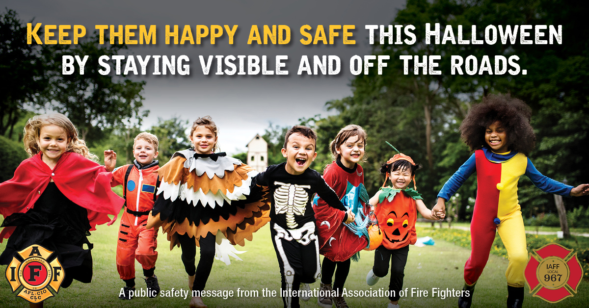 We hope everyone has a safe, fun Halloween. Glowsticks and flashlights are a great way to keep yourself and others visible while trick-or-treating. Happy Halloween!