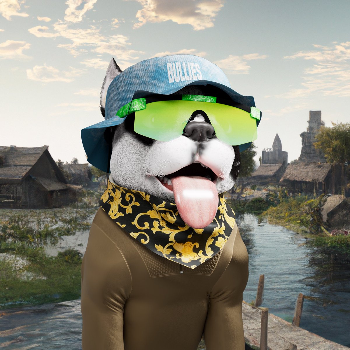 BlockchnBullies's tweet photo. Discord open! https://t.co/JUxI0HjQon

From the swamp region of the Bullyverse, this pup likes to race others in his boat and sing in his local grunge band. He also competed in Judo in the Bullympics🏆 .

10 WHITELIST | Follow, Like, RT, Tag 3 friends📜 https://t.co/Cuou9ZrQTz
