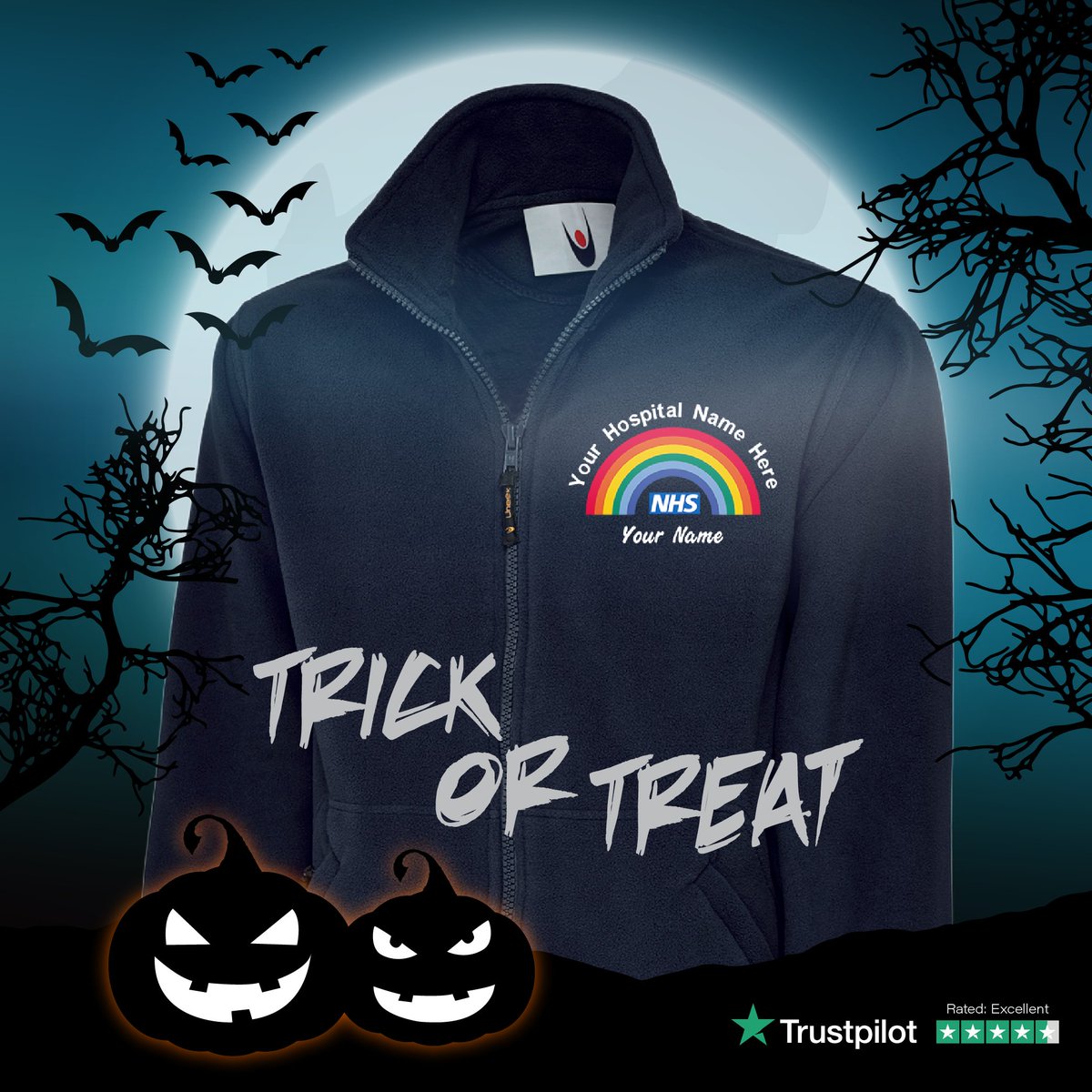 mynhsrainbow's tweet photo. 🎃 Trick or Treat yourself with our NHS Rainbow Fleece this halloween 🎃 

Available in Navy, Black, Red, Burgundy and Green in sizes XS through to 7XL

Shop our NHS Rainbow Fleece here: https://t.co/FQAw3IXzss https://t.co/woiZyE5W0Q
