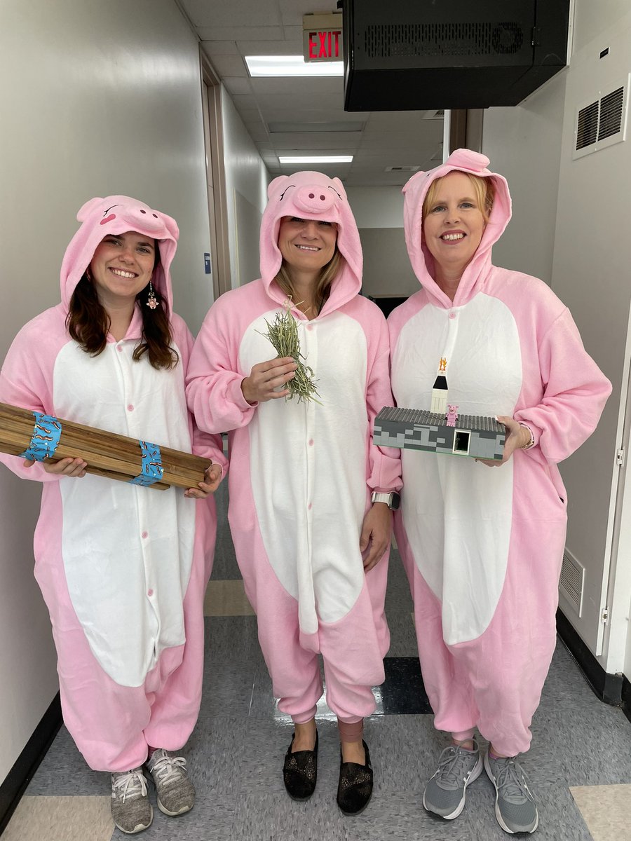 4evrALearner's tweet photo. Love my 3rd grade team! #halloween #thirdgraderocks #3LittlePigs https://t.co/5yEZLjsZsr