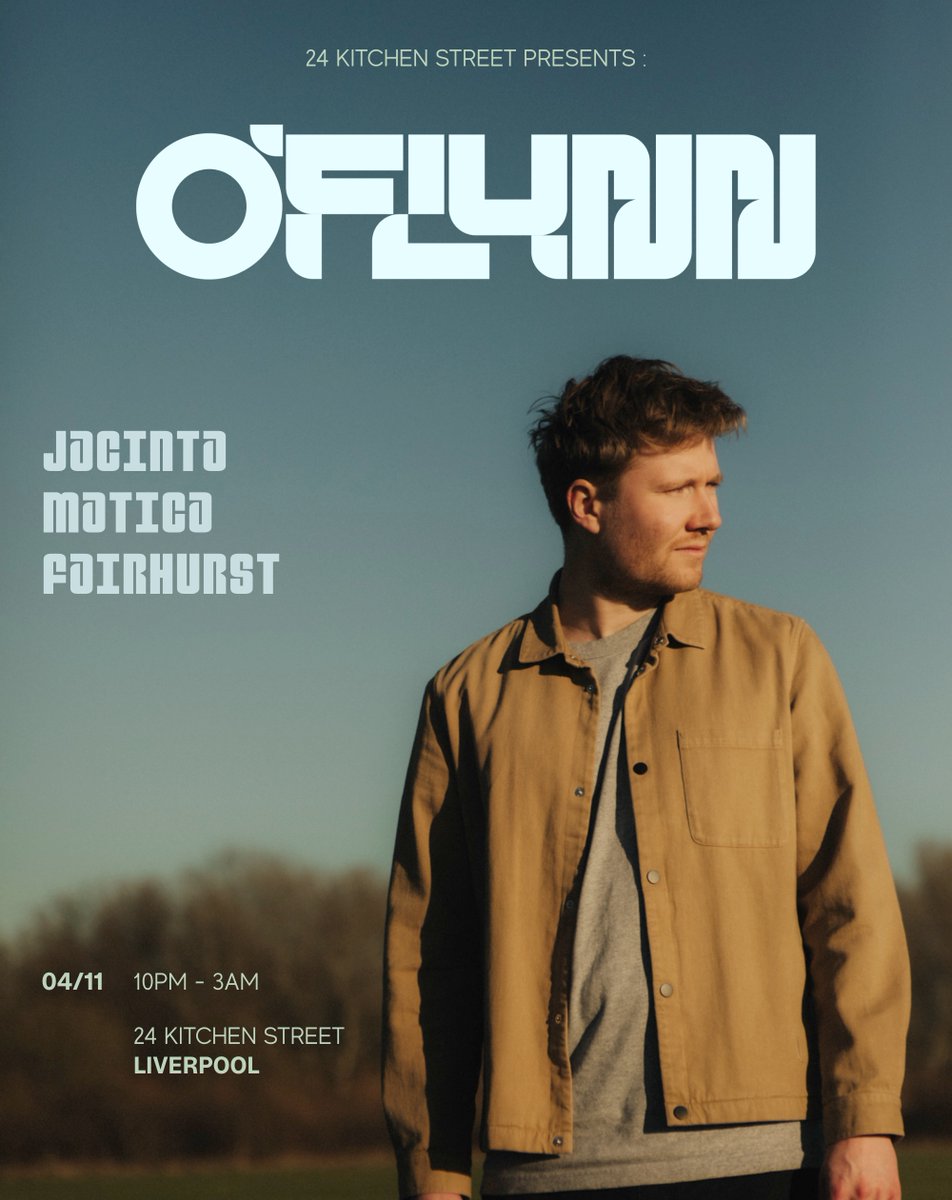 #localdistraction today comes from @24KitchenStreet as @Oflynnmusic steps up to the plate this Saturday joined by Fairhurst, Matica and Jacinta! Cop your tickets here: skiddle.com/whats-on/Liver…