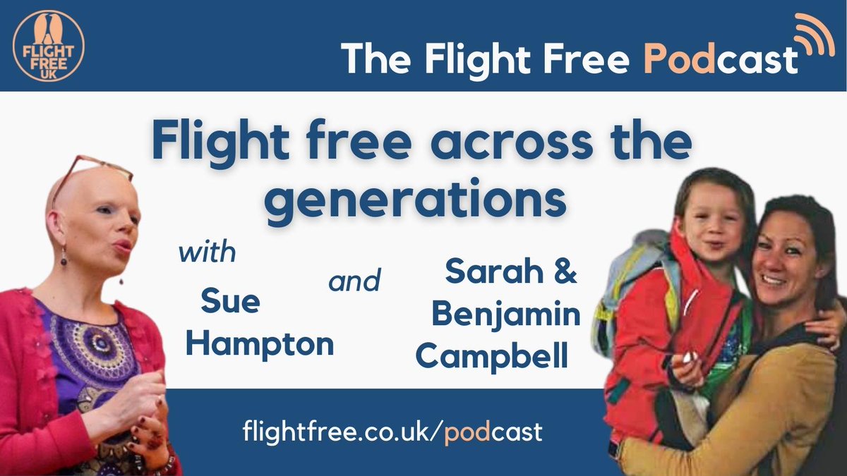 Our latest podcast is now LIVE! @SueAuthor & @SarahJCampbll give us their different perspectives on being flight free, and Sarah's son Benjamin tells a great story about a train adventure to Austria. 📖flightfree.co.uk/post/2022-podc… 🔊flightfreeuk.podbean.com/e/2022-series-…