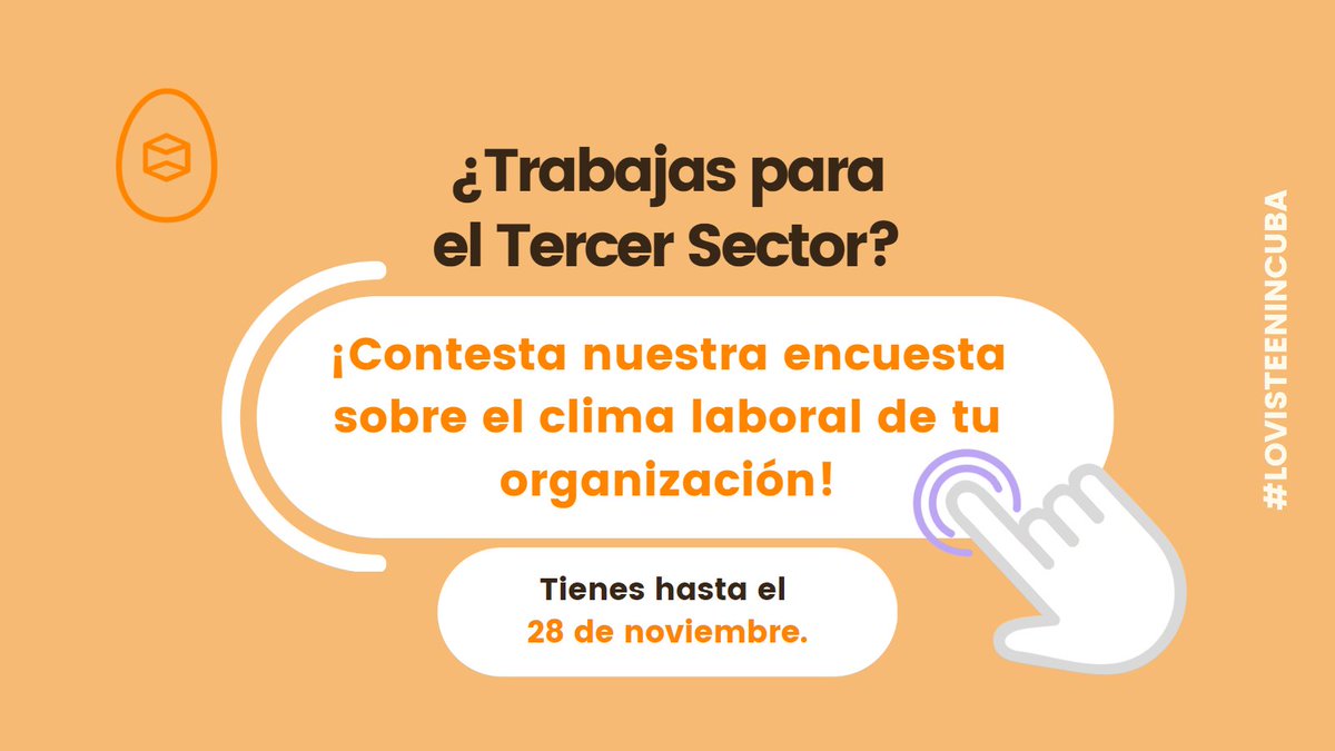 Último día para contestar la encuesta

¿Trabajas en una ONG-Fundación? 

¡Ayúdanos a contestar y difundir esta encuesta para entender el clima laboral en el tercer sector!

n9.cl/ul3gn