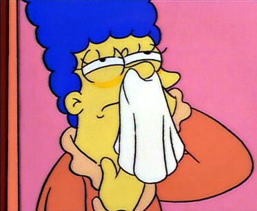 Marge me representa, estoy asi con el cambio de clima