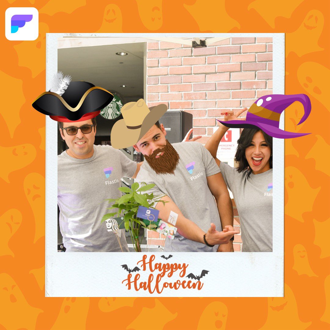 FlastioHQ's tweet photo. From all of us here at Flastio, we hope you enjoy a safe and happy Halloween full of spooky fun, lots of treats, and hopefully very few tricks! 😉🎃 https://t.co/Zhm3rlNJXm