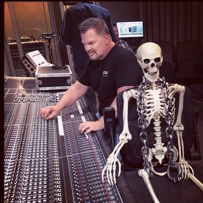 In the “spirit” of Halloween, my interns have the day off. I’m working with a skeleton crew.  What could we possibly be mixing?  Remix of Ghost in the Machine?  Your turn. GO! #Halloween