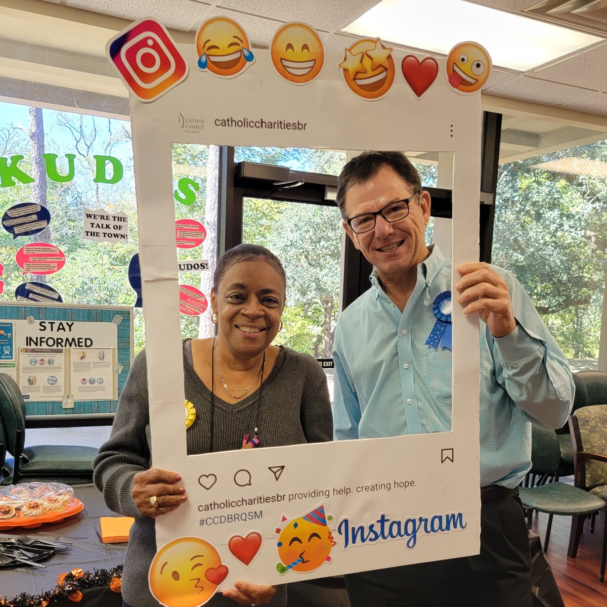 ccdio_br's tweet photo. We celebrated October birthdays at the office. Happy birthday, Vanessa Polk and David Aguillard! 🥳 https://t.co/HtF4ORs5A2
