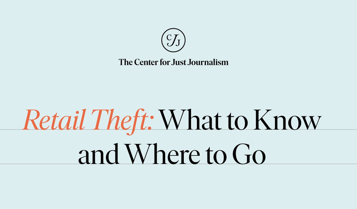 Today, we released our first issue brief for journalists, focused on retail theft. We sift through the messy data, highlight recent research, and recommend experts that can help make sense of what is--and isn't--going on right now. Read more: bit.ly/3fjzEtw