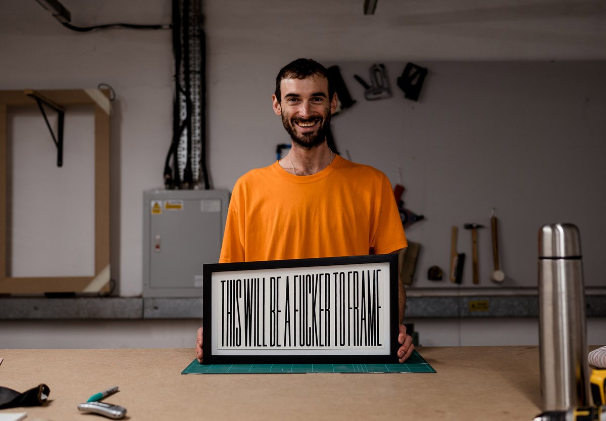 Mr_Bingo's tweet photo. Another one has been successfully framed! This one by Josh at J.M.Smith Framing in Bristol. Thanks to @itswillpatrick for the photos 🤌🏻 https://t.co/ApLxgeCpon