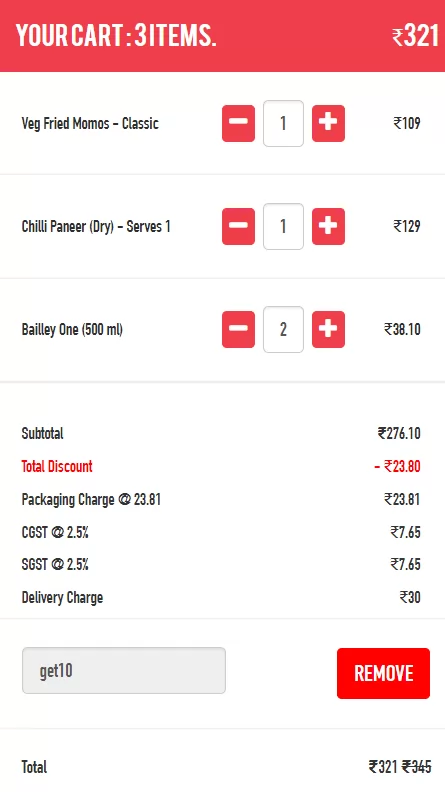 nayedeals's tweet photo. Momos + Chilli Paneer At Rs.1 #afflink

Buy  Now - https://t.co/vyEJzrp9Ik
Order and Apply the Coupon  "GET10"
Rs.320 Cashback

#amazon  #flipkart #blueTick
 #instagramdown #DhamnagarLovesBJD
#ManjimaMohan #INDvsBAN #ShekharSuman #INDvsNZ #CSAT20Challenge #INDvsBAN https://t.co/aZ5HLzWd8I