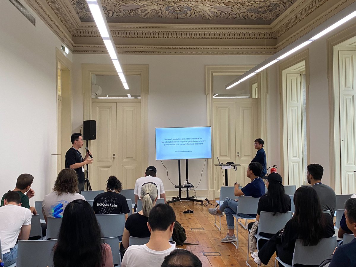 Starboard_V's tweet photo. Thank you to all our speakers and participants for making Starboard's #NetworkAnalyticsDay at #FILLisbon a success! If you're around the area, you're not too late--come by beautiful @broteria_ to attend the final few talks and grab some swag! 🙌 https://t.co/QCYuj1qGn4