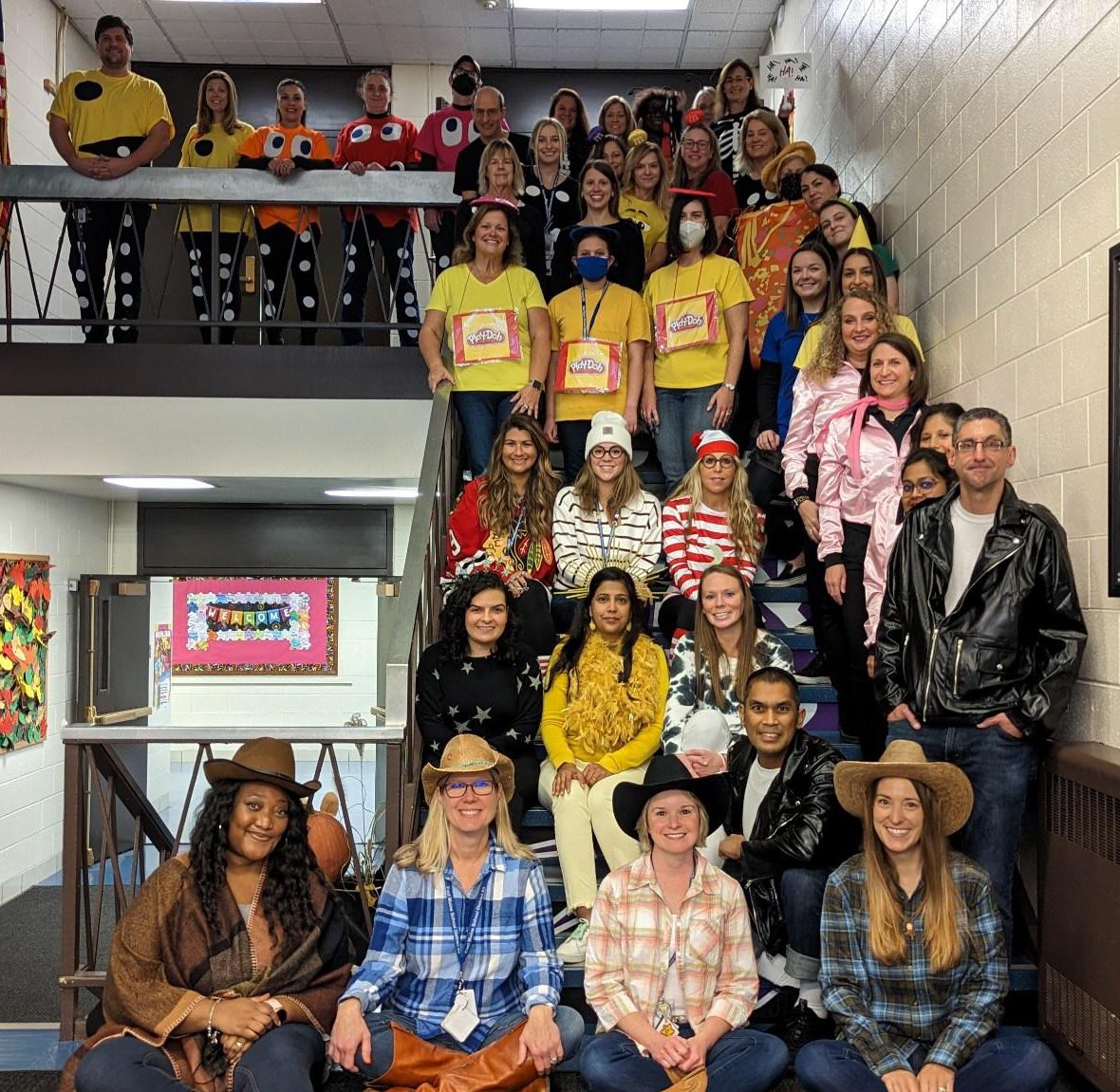 Happy Halloween from the <a href="/MarkTwainD63/">Mark Twain School</a> staff!!! I’m proud to work alongside these awesome people!! <a href="/EastMaine63/">EastMaine63</a>