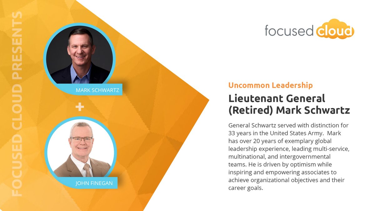 A conversation with Lieutenant General (Retired) Mark Schwartz youtu.be/_SgR70dNJpk via <a href="/YouTube/">YouTube</a>