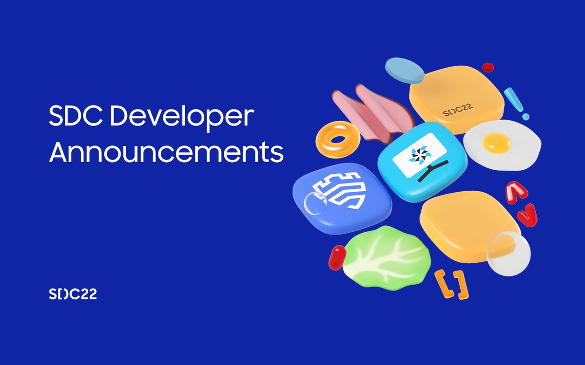 samsung_dev's tweet photo. Samsung’s SmartThings, Bixby, Health Stack, Wallet, and more - made a big splash with developers at #SDC22. In our latest blog, we dive into the new protocols, codes, SDKs, and APIs.
Tap into all of the latest developer news: https://t.co/8bnXYmrEzb
#BeASamsungDev #developer https://t.co/CrY1mUmtGm