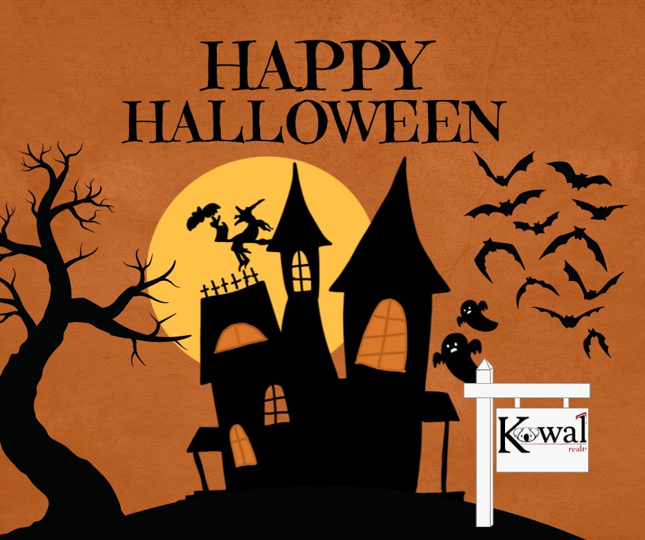 Have a safe and Happy Halloween from Kowal Realty!
www.kowalrealty
#happyhalloween2022 #trickortreat #mundarerealtor #sherwoodparkrealtor #homeforsale #forsale #listing #buyersagent #sellersagent #spookynight