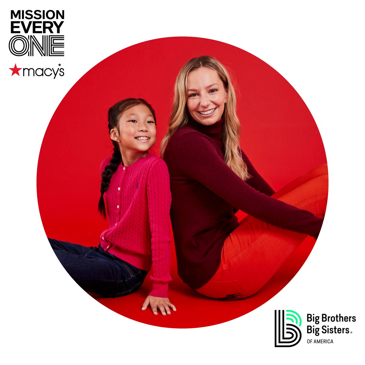 We believe mentorship shapes brighter futures. That’s why this holiday season we’re launching a multi-year partnership with <a href="/BBBSA/">Big Brothers Big Sisters of America</a>. Together we will inspire a new generation to achieve their dreams and realize their full potential. Visit macys.com/purpose. #MissionEveryOne