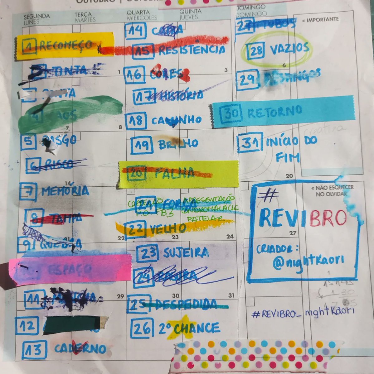 nighkaori's tweet photo. #REVIBRO DIA 29 - RESPINGOS

O suor do esforço respinga pelo chão, enquanto tentamos descansar 

#REVIBRO_nightkaori #respingos https://t.co/PeZksRnYR3