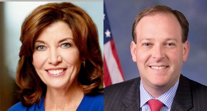 𝐍𝐄𝐖 𝐏𝐎𝐋𝐋: Lee Zeldin 𝐰𝐢𝐭𝐡𝐢𝐧 𝟏 𝐏𝐎𝐈𝐍𝐓 of Kathy Hochul in New York Governor Race

Kathy Hochul (D-inc): 46% (+1)
Lee Zeldin (R): 45%

⦿ <a href="/KAConsultingLLC/">KAConsulting</a> (R)
⦿ 501 LV | 10/27-29 | MOE ±4%

politico.com/f/?id=00000184…