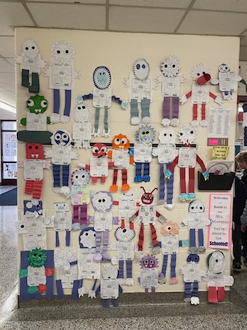 SMFSchools's tweet image. The 4th graders at Echo Hills showed off their creative talents by making &quot;Subtraction Monsters!&quot; How perfect for today?! 
They estimated first, solved by using two different strategies, and then checked with addition.  #MathMonsters @EchoHillsElem
