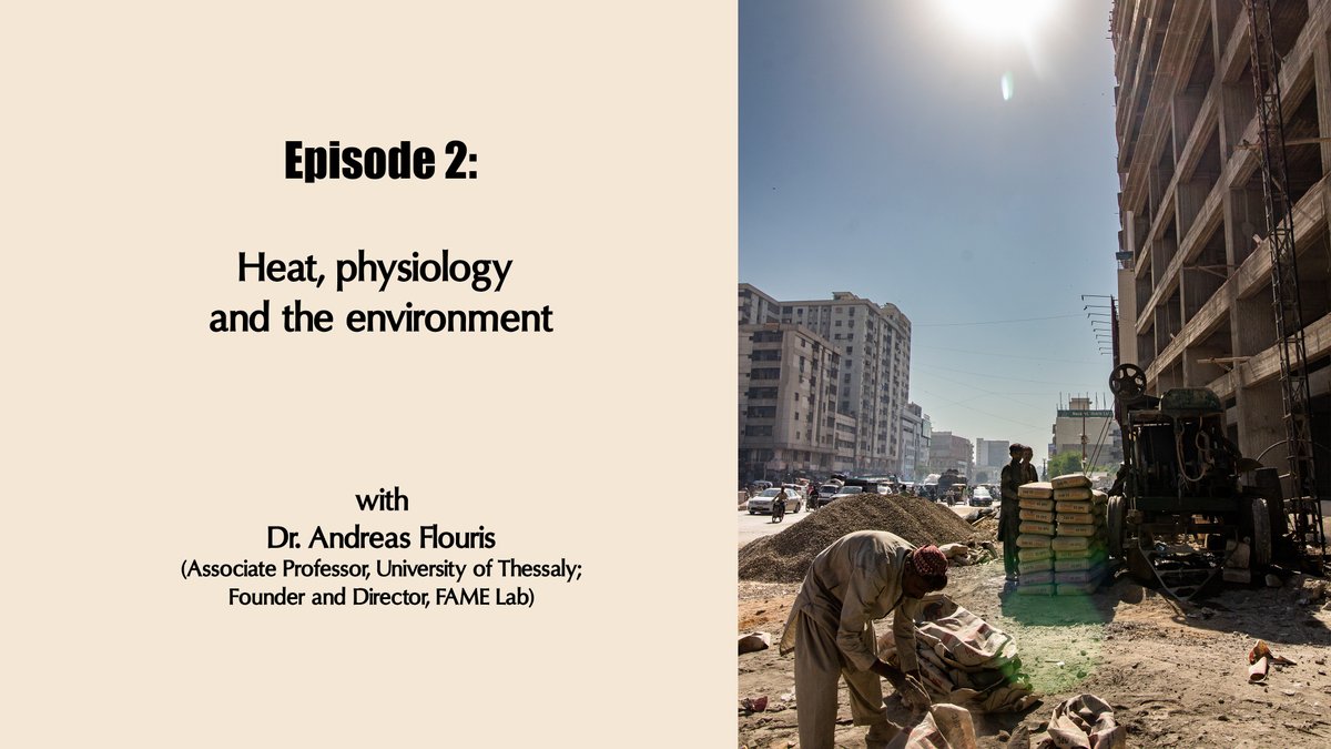 The latest episode of our podcast series: Rethinking Heat in the City is now out! Find it at: soundcloud.com/user-774176038…

or

youtube.com/watch?v=66iJCQ…

<a href="/thermalcultures/">Cool Infrastructures</a> <a href="/nha3383/">Prof Nausheen H Anwar</a> <a href="/aflouris/">Andreas Flouris</a> <a href="/famelaboratory/">FAME Laboratory</a>