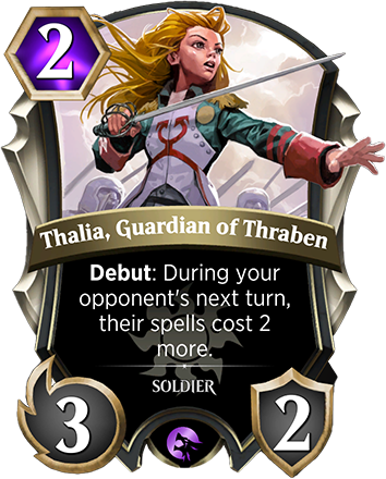 spellslingers's tweet image. Begone evil! Thalia, Guardian of Thraben is today's Twitter exclusive card spoiler for Helvault Unsealed.

#spellslingers #spoilerweek