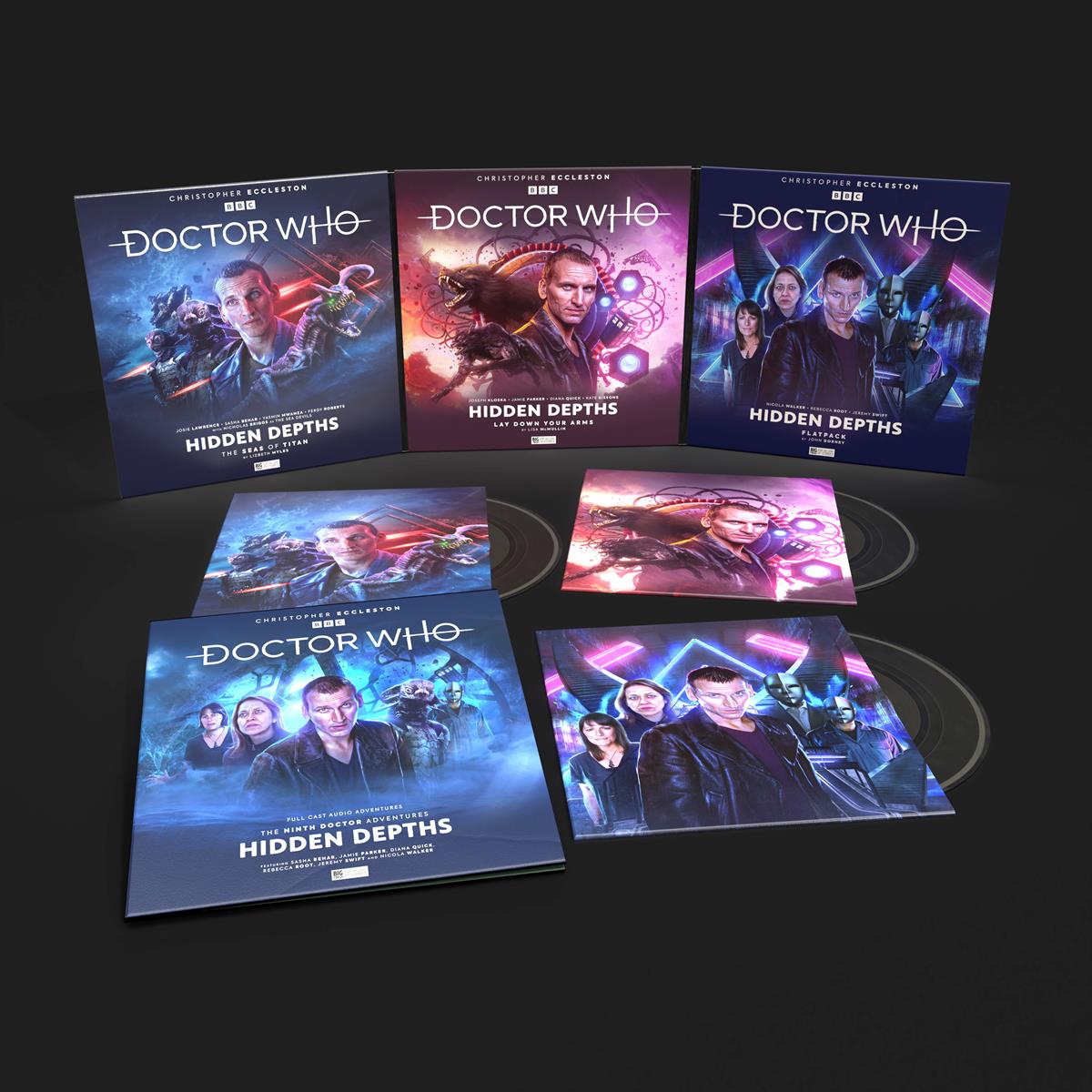 bigfinish's tweet photo. Get Hidden Depths on vinyl! 🤩 Click https://t.co/jwBJNkwd3d to pre-order #DoctorWho: Hidden Depths on limited edition gatefold vinyls! 
Don't miss out - only 1,000 copies available! https://t.co/8nD0MNhduN