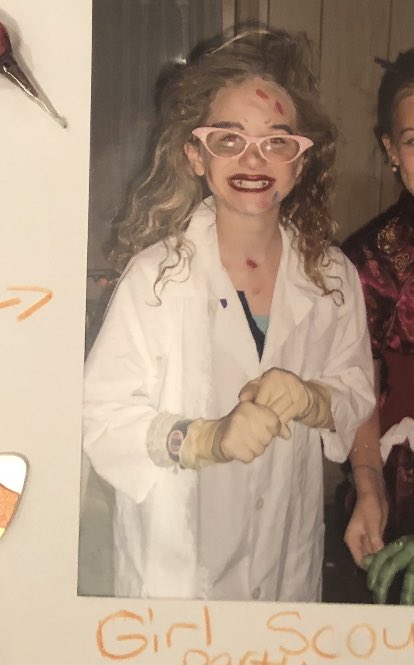 From the archives: “Mad scientist,” Halloween, 2006. 🧪🥼🦠
