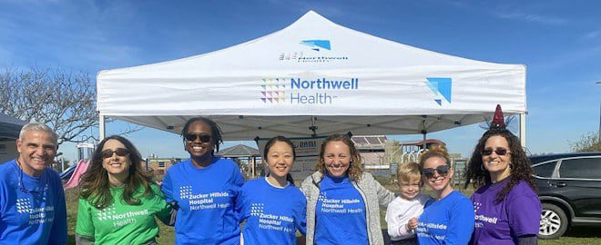 Clinic folks and residents showing our support at yesterday’s BeachFest fundraiser &amp; walk! Thanks to everyone at Zucker who helped raise over $4,000 towards NAMI efforts!
