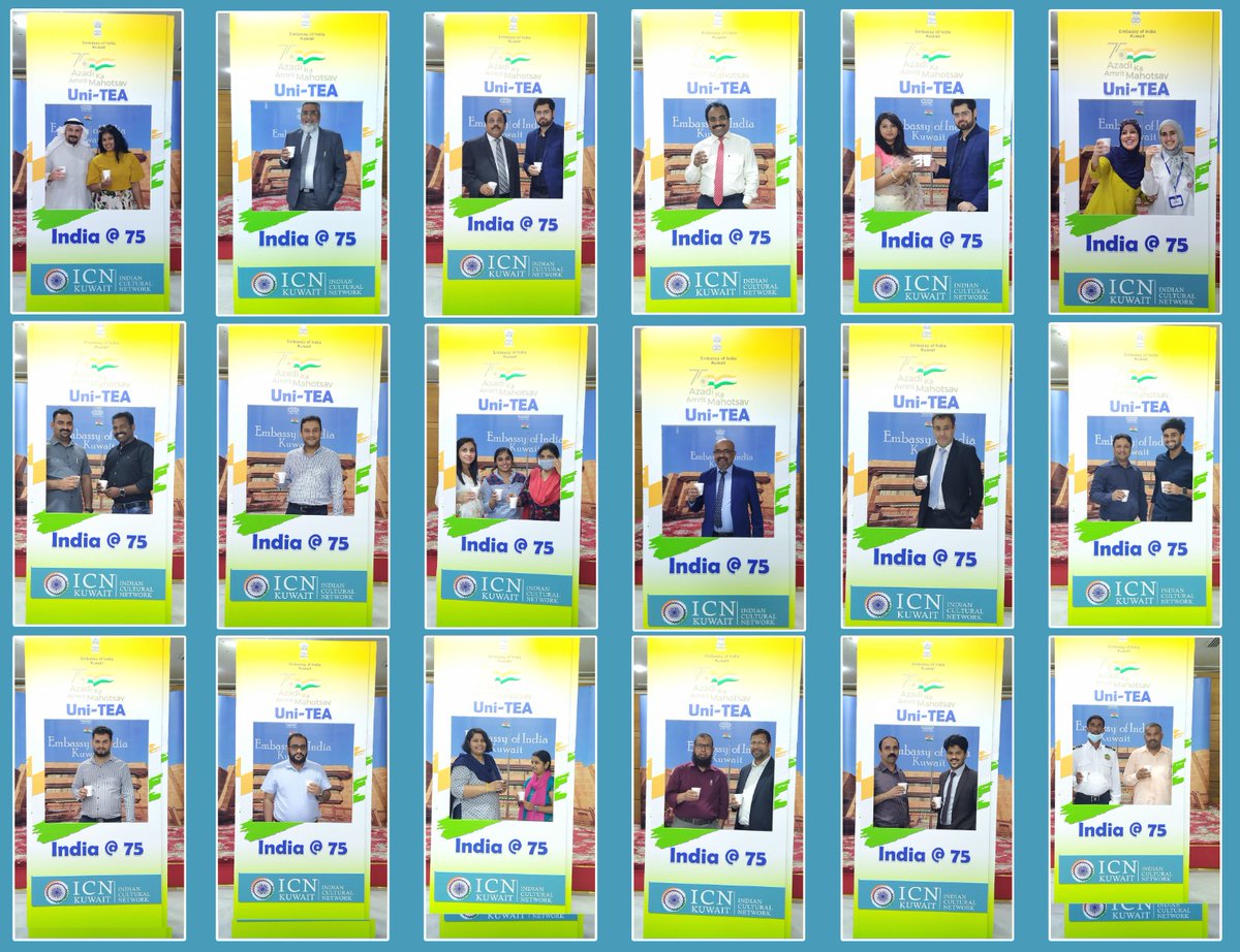 indembkwt's tweet image. Glimpses of #UnityRun, #UnityChain, #Uni-TEA and #Janbhagidari activities held in the run-up to the #NationalUnityDay2022 with enthusiastic participation of Indian community and friends of India in Kuwait.  @MEAIndia