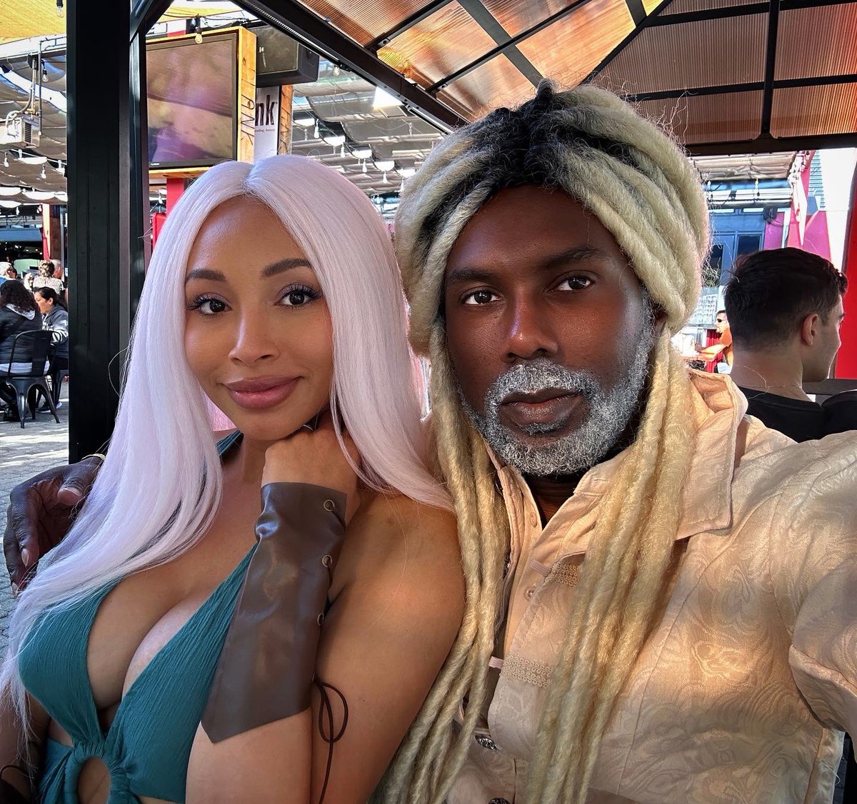 johnangelo's tweet photo. As Princess Rhaenys Targaryen &amp; Corlys Velaryon of the House of Dragon https://t.co/J5h47VSxEb