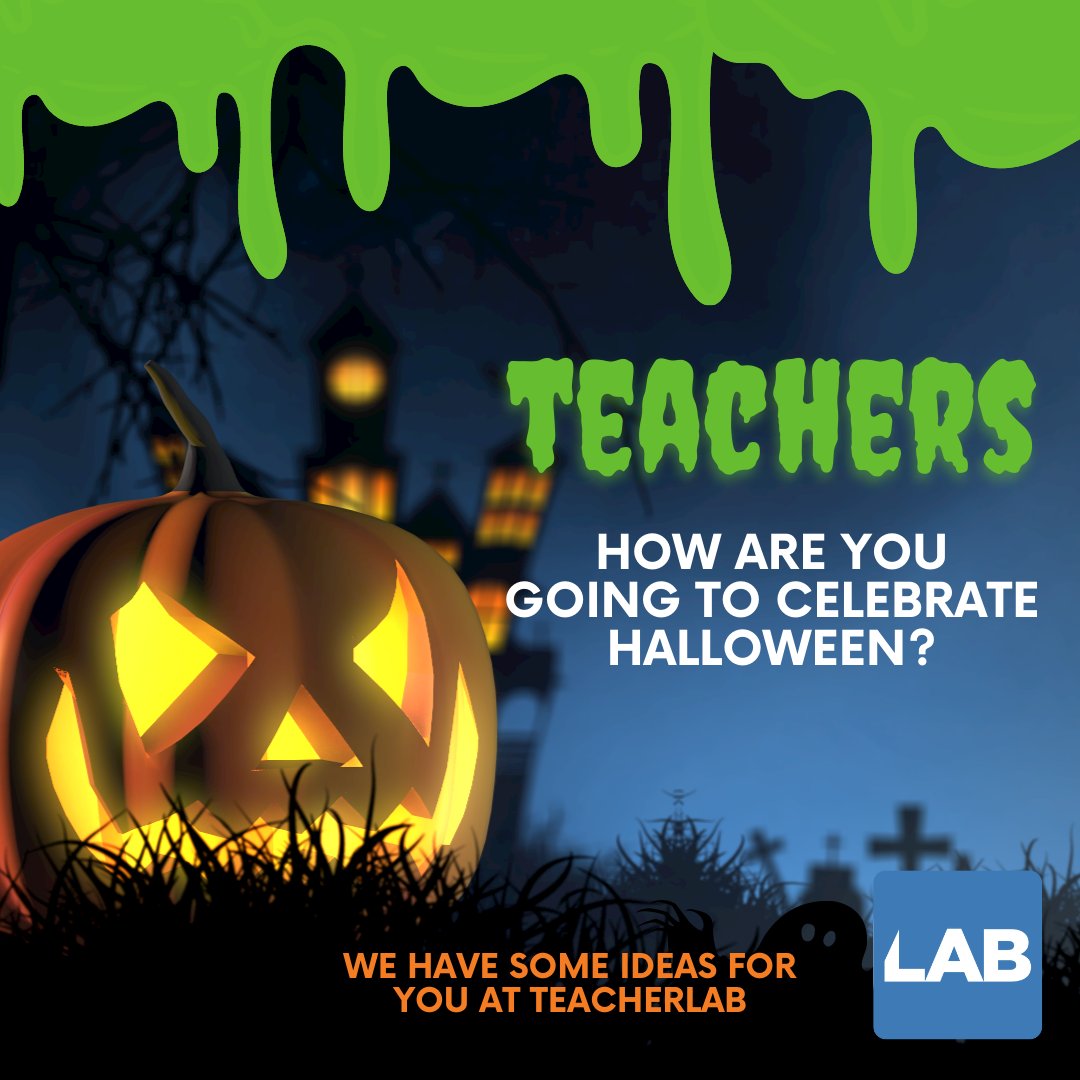 Hi teachers! 👋🏼

What are your plans for Halloween? 👻
We have some ideas to share in our free learning community TeacherLAB👇
teacherlab.canopylab.com/login

#halloween #spooky #horror #october #spookyseason #happyhalloween #trickortreat #Teachers #teachersofinstagram