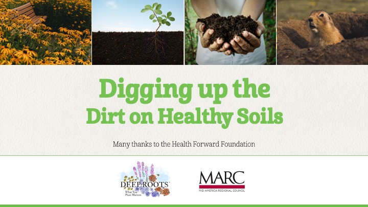 Join us for the second installment of our beginner/refresher lunch and learn series this Thursday @ noon! Digging Up the Dirt on Healthy Soils takes a deep dive into creating &amp; maintaining soils that support a healthy ecosystem!  

Register here: tinyurl.com/36tvj2uy