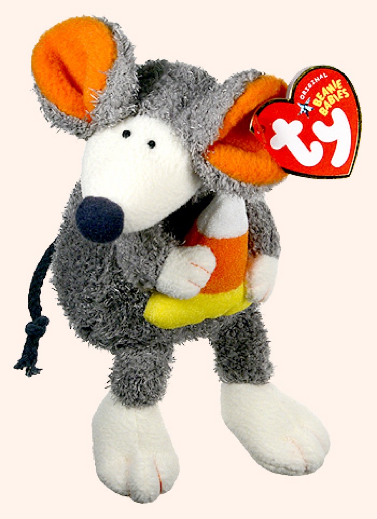 beaniebabybot's tweet photo. Ratzo (holding candy corn).
Birthday: October 31, 2005.
“Ever since the day I was born
I have just loved my candy corn
I take it with me everywhere
But don’t worry, I will share !” https://t.co/FYTQ4YgXXb