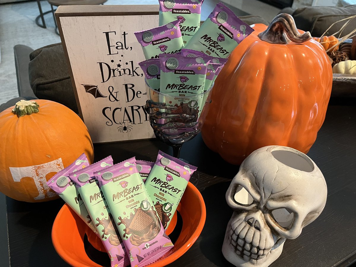 Handing out what we could find to our favorite Halloween kids in the neighborhood. We should definitely get some street cred as well.