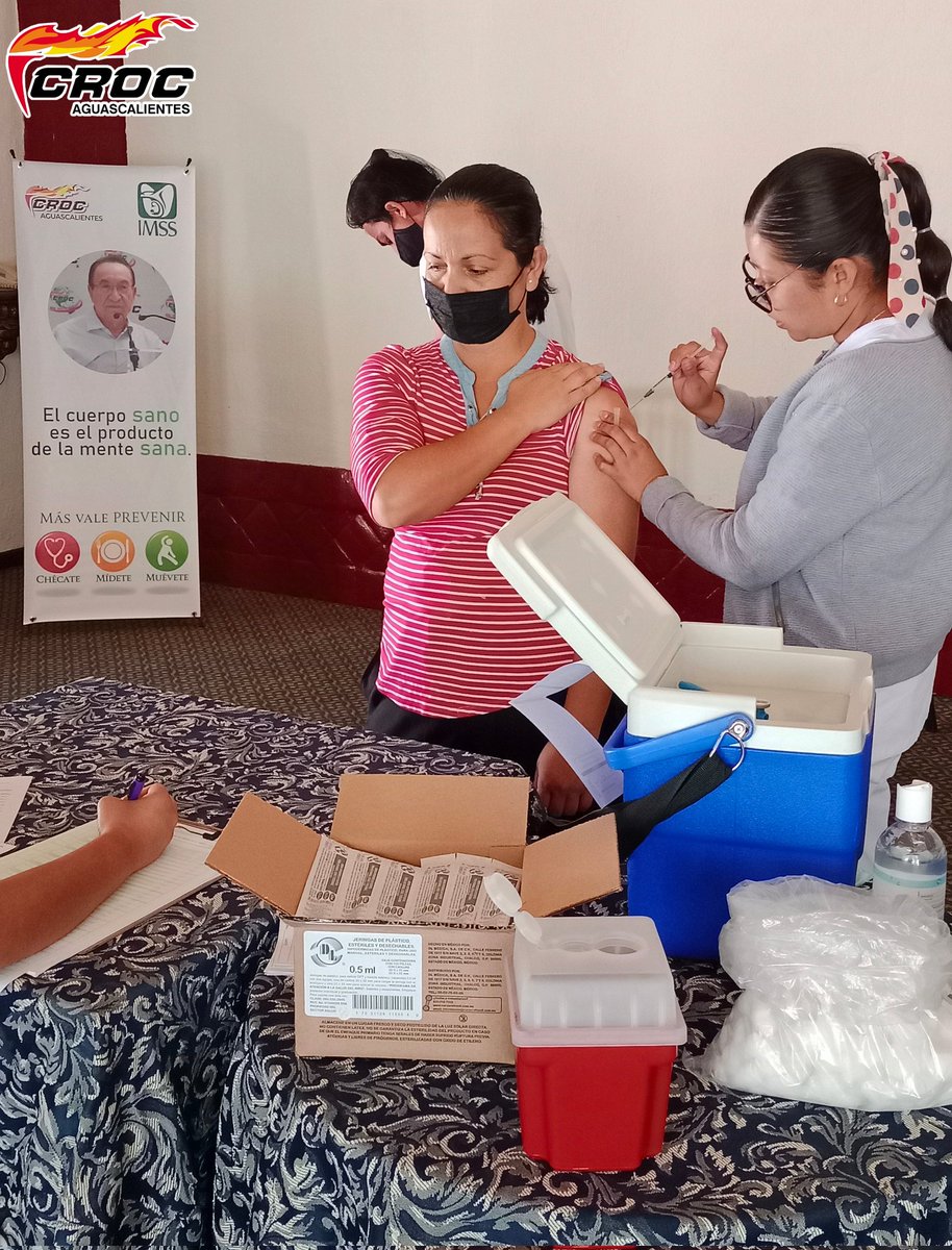 Seccion67CROC's tweet photo. #CROCAguascalientes;
Excelente inicio de semana😉
La mañana de este día nos encontramos con nuestros compañeros Croquistas del #HotelQuintaReal, realizando la #JornadadeVacunación contra la #Influenza para prevenir enfermedades en esta temporada de invierno.
@IsaiasSiCumple https://t.co/sOQux3JLXB