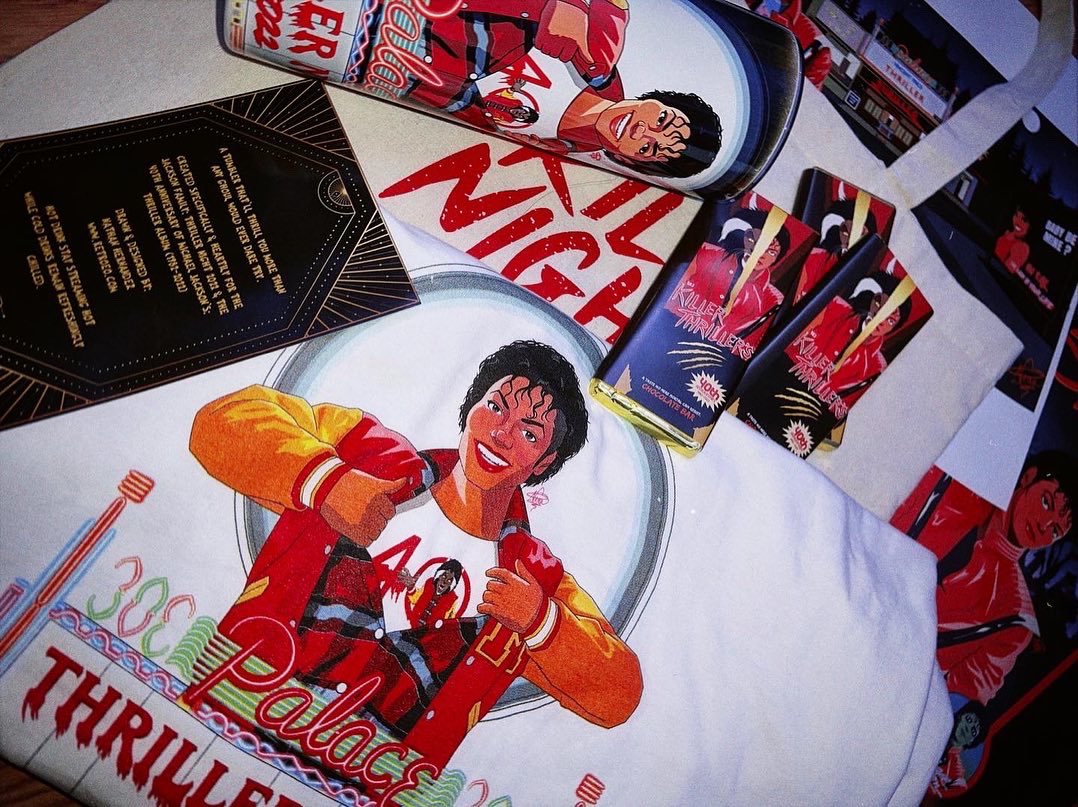 Thank you <a href="/heallafdn/">The Heal Los Angeles Foundation</a> for bringing me on board to help in creating many artworks &amp; pieces for this years #ThrillerNight2022 party, as well as to celebrate &amp; honor #Thriller40 ✨

Love the new friends / fam that I made during the process. 🪄 love y’all!♥️
#thrillernight