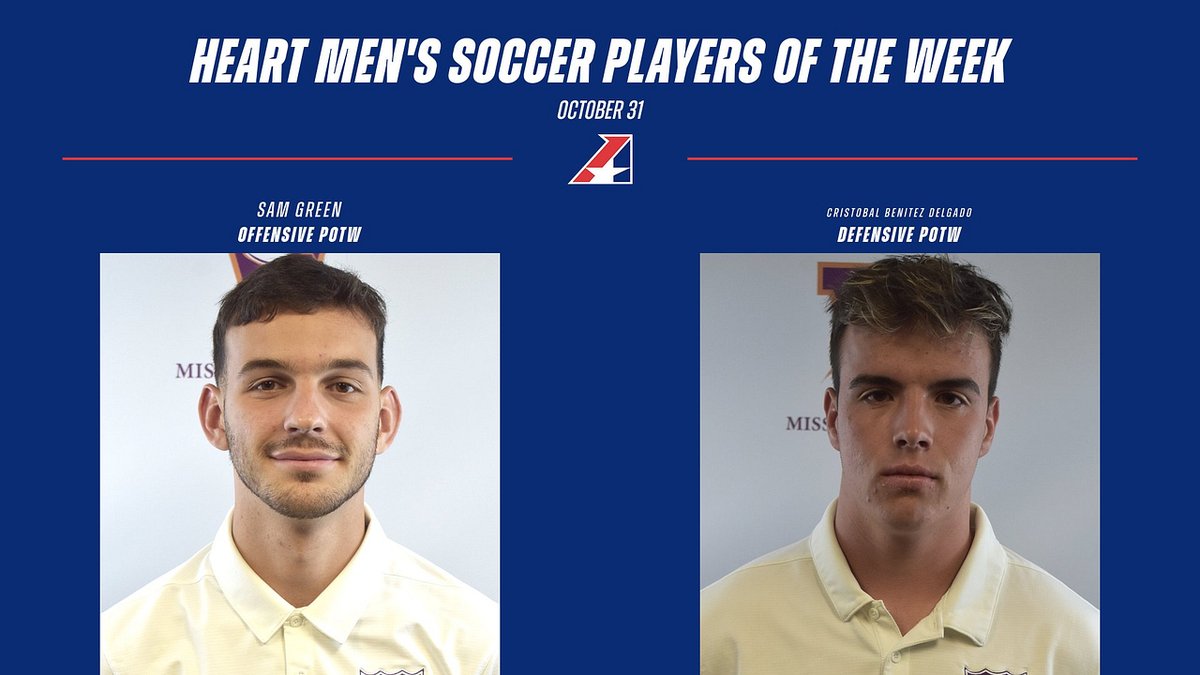 M⚽️, @MVCAthletics Sweeps Heart Men's Soccer Weekly Awards! heart.prestosports.com/sports/msoc/20…