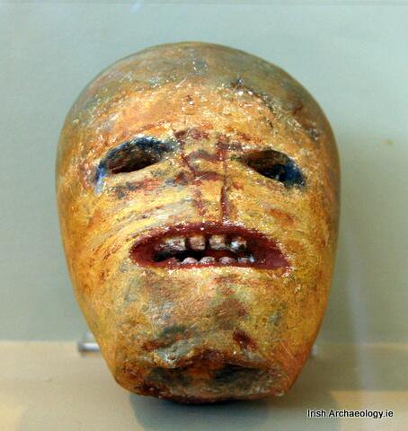 Pumpkins eh? here's proper scary, a traditional Irish Jack-O-Lantern made from a turnip. It's from Baile na Finne, Co. Donegal and now resides at the Irish Museum of Country Life #Halloween #thattimeofyearagain