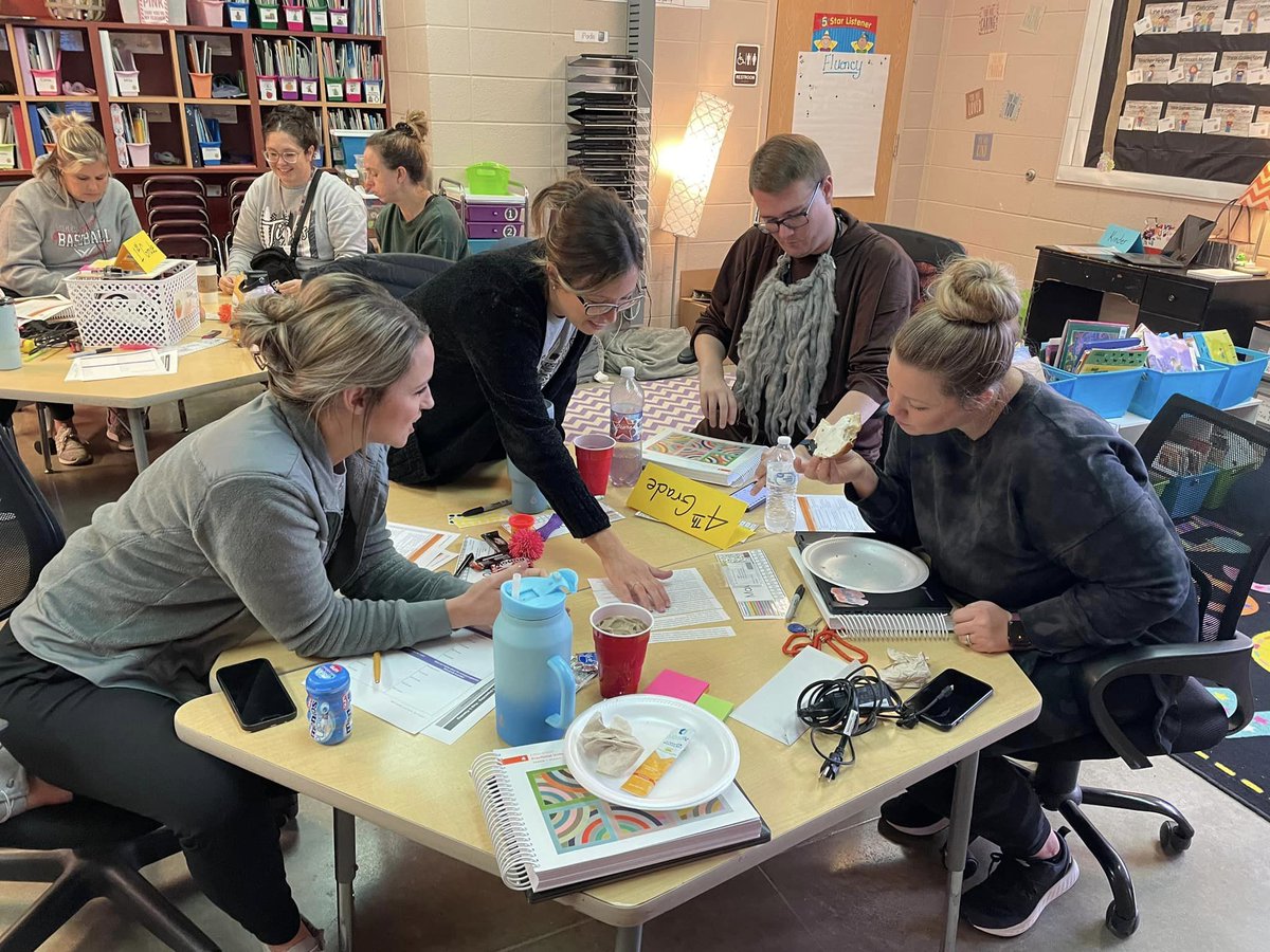 Great math vertical alignment and collaboration today for our WOHE grade level teams with our amazing instructional coach!