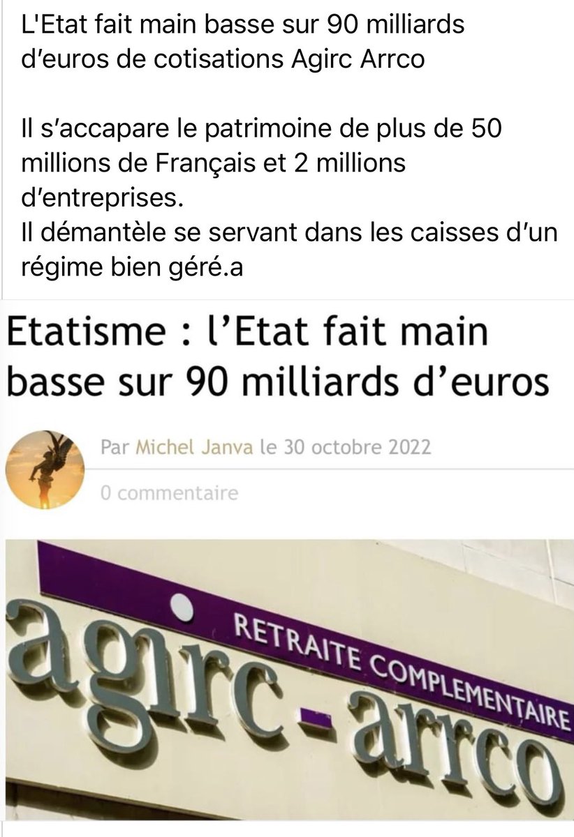#Retraites cette saloperie de <a href="/EmmanuelMacron/">Emmanuel Macron</a> que des sales cons de français ont élus vole l’argent des travailleurs !