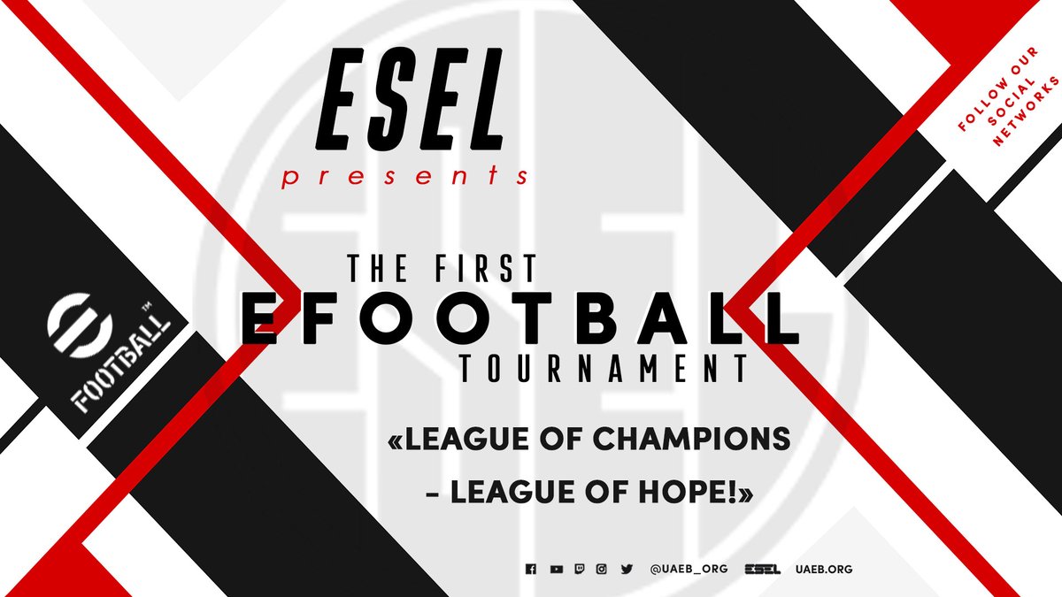 ESEL is ready to announce the 1st eFootball2023 tournament which starts in the very first days of November, online draw and its results will be tomorrow, 24 players, 2250$ prize pool of the 1st tournament. Keep in touch