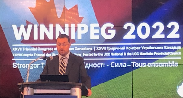 cucuc_ca's tweet photo. CUCUC delivered its report and remarks to the UCC @ukrcancongress during #UCCWinnipeg22, highlighting over $33-million in donations and sponsorships provided by Ukrainian credit unions in Canada to the Ukrainian-Canadian community over the last 14 years.
.
https://t.co/G4UsQn3BRs https://t.co/aTqorCfbe7