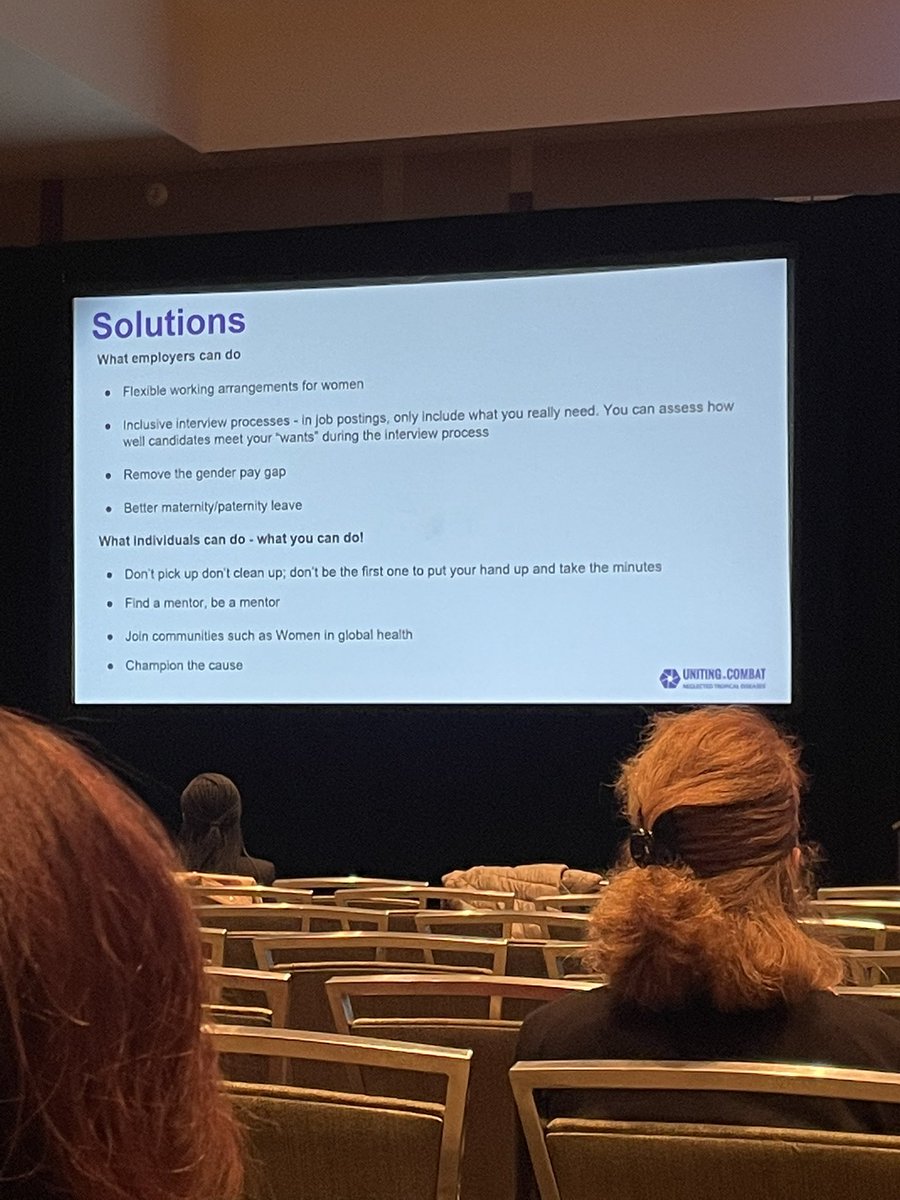 “Don’t pick up, don’t clean up” Enjoyed listening to @ThokoPooley speak about her career path, the challenges women face in global health and the solutions that organisations and individuals can apply towards gender equity in global health #ASTMH2022 #TropMed22