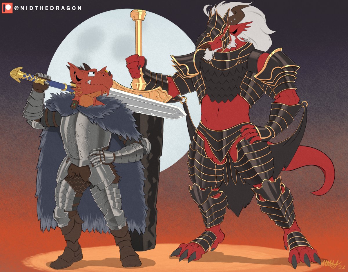 NidtheDragon's tweet photo. So my BF and I decided to dress up as Elden Ring characters for Halloween. Looks like I've got a tough boss ahead of me. ;P https://t.co/azrCr0WK7z