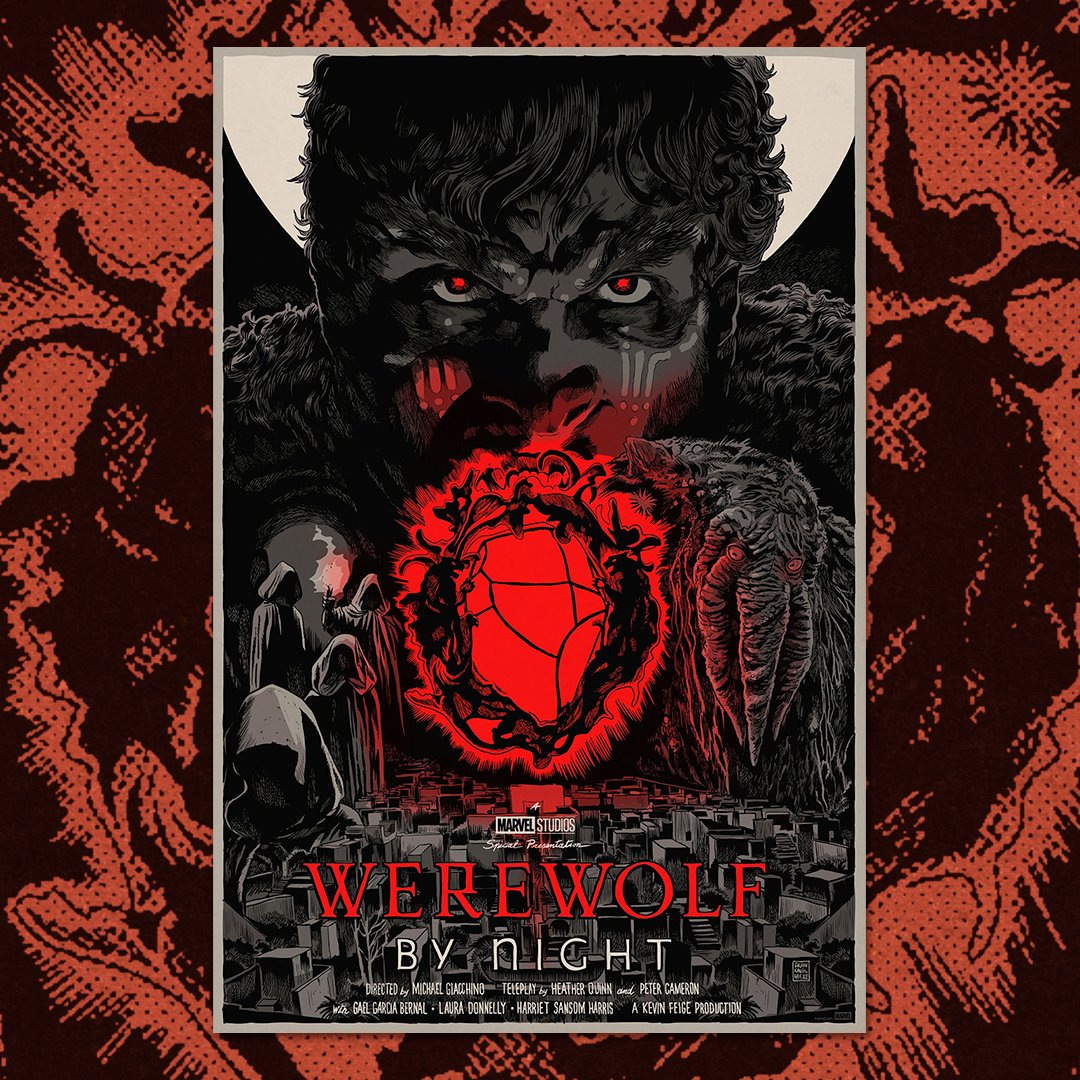 Marvel Studios has released the poster for 'Werewolf by Night in